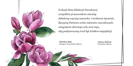 Życzenia z okazji Dnia Edukacji Narodowej